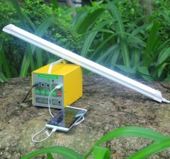10W Solar Home Light System with 6W LED Tube Light and Mobile Charger
