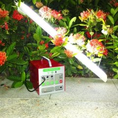 10W Solar Home Light System with 6W LED Tube Light and Mobile Charger