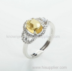 spinel in platinum ring