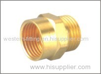 Nipple Fitting Brass Fitting Forged Body Fitting