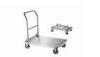 Commercial Stainless Steel Service Cart Large Platform Heavy Duty Hand Truck