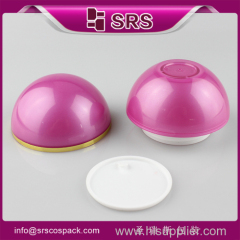 Small Nail Polish Container And Screw Top Plastic Cream 50g Cosmetic Fashion Acrylic Ball Shape Matte Bl