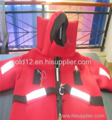 Marine Waterproof Polyester Oxford Material Solas Immersion Suit