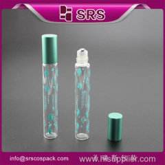 cosmetic packaging glass roll+on+bottle 10 ml glass Sample Bottles for essention oils