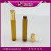 Cosmetic Packaging Brown Round Shape Roller Ball And Glass Roll On Bottle Amber Small 10 ml Plastic Sample Bottles