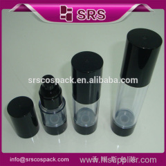 Empthy luxury cosmetic bottle packaging plastic airless bottle 30ml plastic bottle nail polish bottle PET bottle