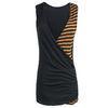 Summer Yarn Dyed Striped Organic Cotton Jersey Tank Top Ladies T Shirt Clothing