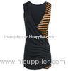 Summer Yarn Dyed Striped Organic Cotton Jersey Tank Top Ladies T Shirt Clothing