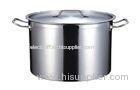 Commercial Stainless Steel Cookwares / Stock Pot 21L For Kitchen Soup YX101001