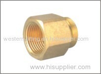 Hexagon Connector Brass Fitting