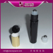 Manufacturer high quality 10ml black wholesale empty plastic roll on bottle for personal care