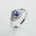 purple spinel engagement ring 925 seal ring