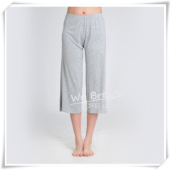 Apparel & Fashion Pants & Shorts Women's Bamboo Jersey Spring Summer Pajama Lounge Pants 3/4 Length