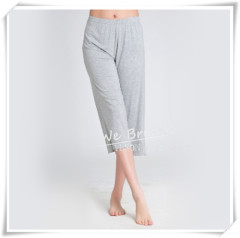 Apparel & Fashion Pants & Shorts Women's Bamboo Jersey Spring Summer Pajama Lounge Pants 3/4 Length