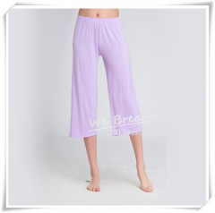 Apparel & Fashion Pants & Shorts Women's Bamboo Jersey Spring Summer Pajama Lounge Pants 3/4 Length