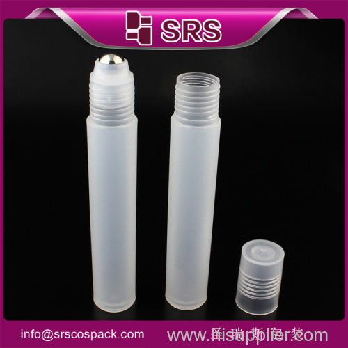 empty roll on bottle and manufacturer wholesale mini 15ml green perfume plastic bottle