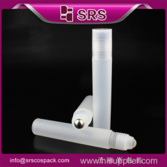 empty roll on bottle and manufacturer wholesale mini 15ml green perfume plastic bottle