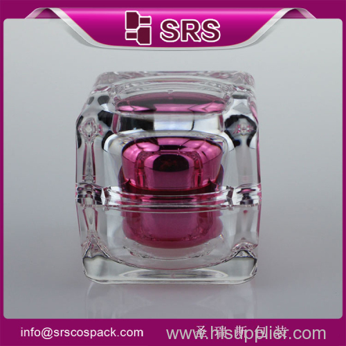 Hot Sale Cosmetic Packaging Used Face Cream Square 10ml 15ml 30ml 50ml Plastic Cosmetic Packaging