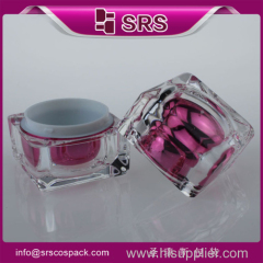 Hot Sale Cosmetic Packaging Used Face Cream Square 10ml 15ml 30ml 50ml Plastic Cosmetic Packaging