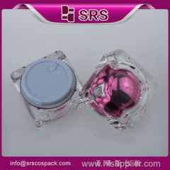 Hot Sale Cosmetic Packaging Used Face Cream Square 10ml 15ml 30ml 50ml Plastic Cosmetic Packaging