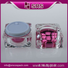 Hot Sale Cosmetic Packaging Used Face Cream Square 10ml 15ml 30ml 50ml Plastic Cosmetic Packaging