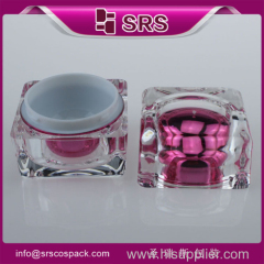 Hot Sale Cosmetic Packaging Used Face Cream Square 10ml 15ml 30ml 50ml Plastic Cosmetic Packaging