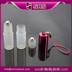 Wholesale Empty Roll On Bottle With Hook 5 ml Perfume Bottle