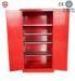 Red Paint & Ink Chemical Storage Cabinet For Flammable Liquids , 60 Gallon