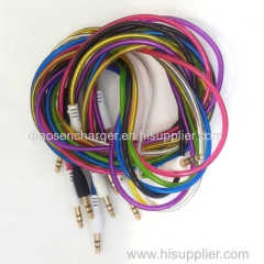 2015 Summer hot sales Colorful 3.5 jack to jack audio cable for Ipad