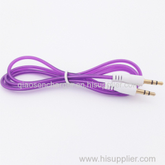 2015 Summer hot sales Colorful 3.5 jack to jack audio cable for Ipad