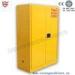 Yellow Drum Flammable Storage Cabinet With Galvanized Steel Shelving