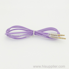 AUX cable Mini 3.5mm round jack for ipod touch USB audio cable