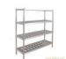 4 Tire Restaurant Storage Stainless Steel Kitchen Shelving With CE