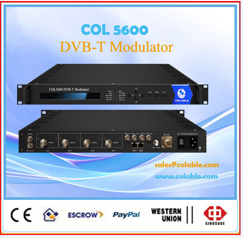 DVB-T modulator ASI to RF 1CH