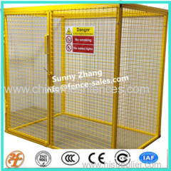 Galvanzied Steel Wire Mesh Rubbish Cages for construction site