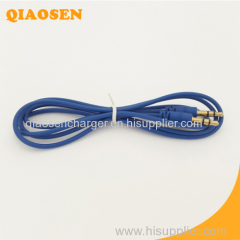 Colorful 3.55mm video audio cable for speaker headphone