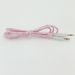 Whlesale price Micro nylon braided 3.5 mm jack audio cable for ipod ipad computer