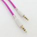 Whlesale price Micro nylon braided 3.5 mm jack audio cable for ipod ipad computer