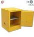 Yellow Powder Coated Flammable Chemical Storage Cabinets For Laboratory , Bench Top