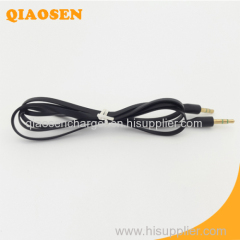 Mini thin flexible video 3.5mm jack to jack audio cable