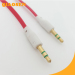 Mini thin flexible video 3.5mm jack to jack audio cable