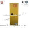 Welded Steel Slimline Chemical Storage Cabinet Double-wall Painted with Galvanized Steel Shelves
