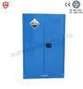 Vertical Metal Locking Chemical Storage Cabinet For Store Nitric , Sulfuric