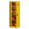 Yellow Corrosive Chemical Storage Cabinet Fireproof , Locking Steel Storage Cabinet