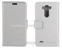 Leather Mobile Phone Case Wallet Cover LG G3 mini D722 Many Colours
