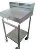 Steel Mobile Receiving Desk , Market Stainless Cash Desk / Equipment Stand