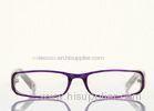 Stylish Kid Plastic Optical Frames For Kids , Purple Leopard Print Eyeglass Frames