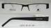 Grey / Black Rectangular Metal Optical Frames For Men / Women , Half Rim