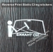 Clear stactic cling car window stickers