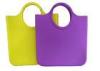 Silicone Handbag Durable Carrier Bag Reusable Shopping Bag 100% soft eco-friendly